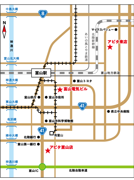 アクセスマップ